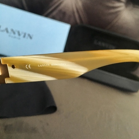 ?AUTHENTIC LANVIN PARIS SUNGLASSES ROSE GOLD main image 6